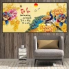 Tranh Treo Phòng Khách Hoa Mẫu Đơn Tài Lộc Phong Thủy Cao Cấp Size To May Mắn Tráng Gương Quà Biếu Tặng 660k 6