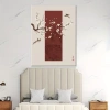 Tranh treo Tết 2.026 hoa anh đào - Khung gỗ, tranh vải sang trọng, trang trí phòng khách, giá ưu đãi 63.000₫