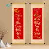 Tranh treo tường Câu Đối Tết mẫu liễn - Trang trí Tết Nguyên Đán, kèm thanh nẹp dây treo hiện đại 75.200₫ 4
