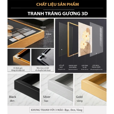 Tranh Treo Tường Hoa Đào và Hoa Mai Tết 2.026 Trang trí Nhà Cửa Quà Tặng 176.000VND 8