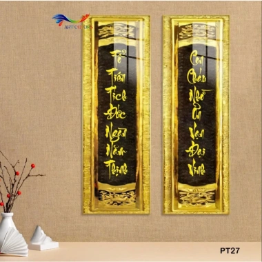 Tranh treo tường Hoàng Phi - Tranh tráng gương câu đối | ART COLORS 193.500₫