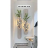 Tranh treo tường LED điều khiển Gài hoa lá giả nghệ thuật hiện đại quà tặng 759k 2