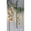 Tranh treo tường LED điều khiển Gài hoa lá giả nghệ thuật hiện đại quà tặng 759k 3