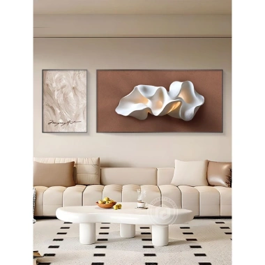 Tranh Trừu Tượng Phù Điêu 3D Bắc Âu - Tranh Treo Tường Tránh Gương Cao Cấp 600k 6 Tranh Trừu Tượng Phù Điêu 3D Bắc Âu - Tranh Treo Tường Tránh Gương Cao Cấp 600k 6