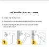 Tranh Trừu Tượng Phù Điêu 3D Bắc Âu - Tranh Treo Tường Tránh Gương Cao Cấp 600k 9