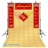 Tranh vải đứng in mành tre 3D sắc nét, tạo cảnh chụp ảnh 2.026, giảm 15% 4