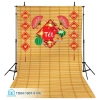 Tranh vải đứng in mành tre 3D sắc nét, tạo cảnh chụp ảnh 2.026, giảm 15% 10
