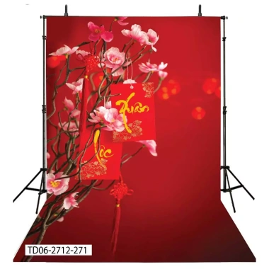 Tranh Vải Đứng Tín Phát Gia Huy Decord - Backdrop Chụp Ảnh Tết 2.025 & Giáng Sinh, Giá Ưu Đãi 132.000₫