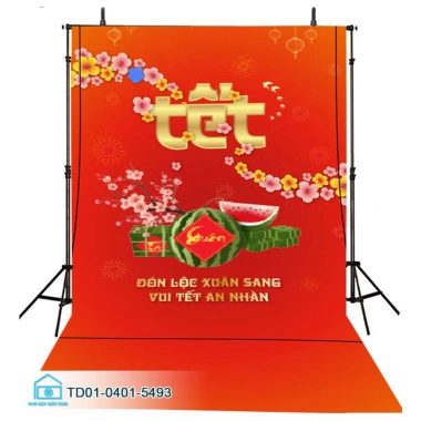 Tranh Vải Đứng Tín Phát Gia Huy Decord - Backdrop Chụp Ảnh Tết 2.025 & Giáng Sinh, Giá Ưu Đãi 132.000₫