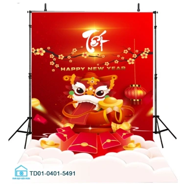 Tranh Vải Đứng Tín Phát Gia Huy Decord - Backdrop Chụp Ảnh Tết 2.025 & Giáng Sinh, Giá Ưu Đãi 132.000₫
