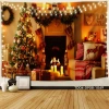Tranh vải Giáng Sinh Merry Christmas Phông nền chụp ảnh livestream Noel giảm 85k 4