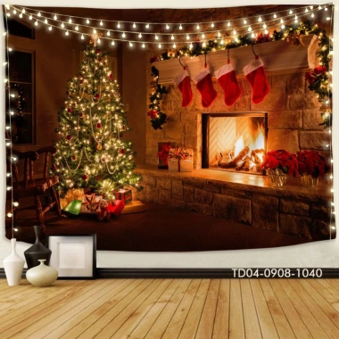 Tranh vải Giáng Sinh Merry Christmas Phông nền chụp ảnh livestream Noel giảm 85k 9 Tranh vải Giáng Sinh Merry Christmas Phông nền chụp ảnh livestream Noel giảm 85k 9