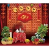 Tranh vải Tết 2.025 mừng Xuân Ất Tỵ Decor trang trí Tết Nguyên Đán chỉ 148.999 VND 2