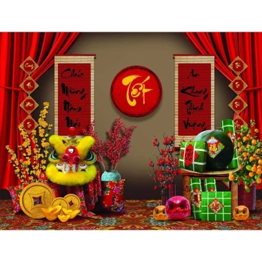 Tranh vải Tết 2.025 mừng Xuân Ất Tỵ Decor trang trí Tết Nguyên Đán chỉ 148.999 VND 10 Tranh vải Tết 2.025 mừng Xuân Ất Tỵ Decor trang trí Tết Nguyên Đán chỉ 148.999 VND 10