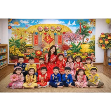Tranh vải Tết 2.026 backdrop chụp ảnh sự kiện - Happy New Year, giá ưu đãi 159k 9 Tranh vải Tết 2.026 backdrop chụp ảnh sự kiện - Happy New Year, giá ưu đãi 159k 9