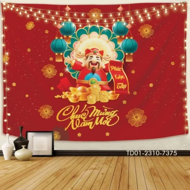 Tranh vải Tết 2.026 backdrop sự kiện chúc mừng năm mới - Giá ưu đãi 73.100₫