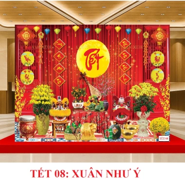 Tranh Vải Tết 2.026 K.I.M2 - Phông Nền Lớn Trang Trí, Decor Chụp Ảnh TET08 Giá 149k