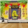 Tranh vải Tết Tín Phát - Backdrop chúc mừng Năm Mới 2.025, giá ưu đãi 85.000 VNĐ 2