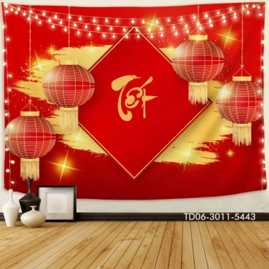 Tranh vải Tết Tín Phát Backdrop chúc mừng Năm Mới 2.026, Tết Việt, giá 85.000₫ 2