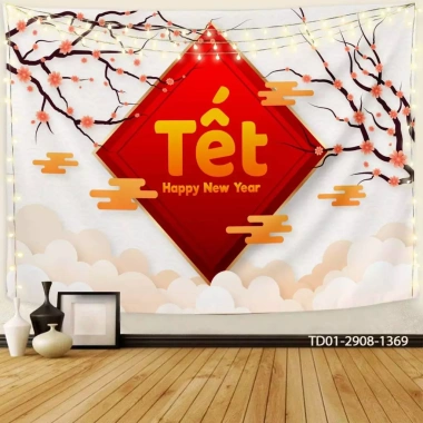Tranh vải Tết Tín Phát Backdrop sự kiện Chúc Mừng Năm Mới 2.026 - 73.100₫ 3