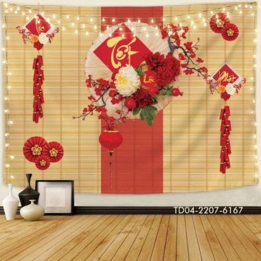 Tranh vải Tết Tín Phát - Chúc mừng năm mới 2.026, lễ hội di sản, giá 85.000 VND