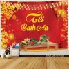 Tranh vải Tết Tín Phát - Phông nền Năm Mới 2.026, Tết Việt, Giá 85.000đ 9