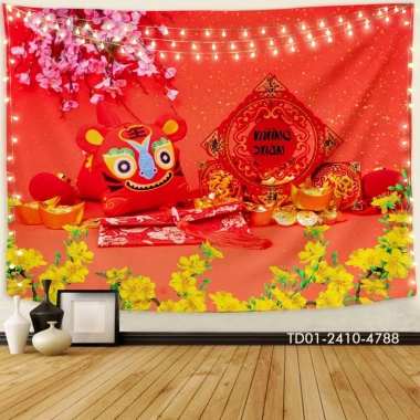 Tranh vải Tín Phát Backdrop Năm mới 2.025 khổ 3m x 1.8m Giá ưu đãi 85.000₫ 3