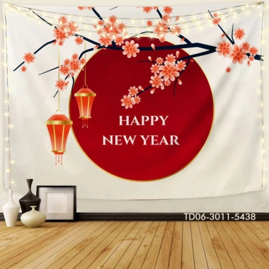 Tranh vải Tín Phát Backdrop Năm Mới 2.025 - Tết, Noel, Giáng Sinh, Treo Tường Giá chỉ 85.000đ 9