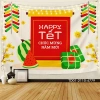 Tranh vải Tín Phát Backdrop Năm mới – Tết Việt, Chúc mừng Năm mới, Giá 85.000₫ 6