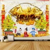 Tranh vải Tín Phát Backdrop Tết 2.025 Chiêu tài lộc treo tường chỉ 85.000₫ 2