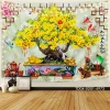 Tranh vải Tín Phát Backdrop Tết 2.025 Chiêu tài lộc treo tường chỉ 85.000₫ 4