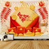 Tranh vải Tín Phát Backdrop Tết 2.025 Chiêu tài lộc treo tường chỉ 85.000₫ 7