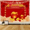 Tranh vải Tín Phát Backdrop Tết 2.025 Chiêu tài lộc treo tường chỉ 85.000₫ 9