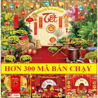 Tranh Vải Trang Trí Phông Nền Tết 2.026 Cỡ 4M TET09 BEEKIDS 149.000 VND