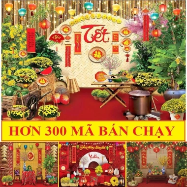 Tranh Vải Trang Trí Tết 6D Rõ Nét An Khang Thịnh Vượng Treo Tường 79.000₫