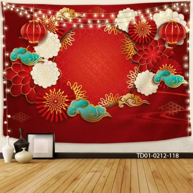 Tranh vải treo tường backdrop sự kiện Chúc Mừng Năm Mới 2.025 - Giá chỉ 85.000₫ 2