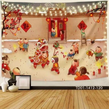 Tranh vải treo tường backdrop sự kiện Chúc Mừng Năm Mới 2.025 - Giá chỉ 85.000₫ 10
