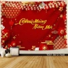 Tranh vải treo tường Backdrop Tết Nguyên Đán 2.025, Tết Bình An, Giá 85.000₫ 10