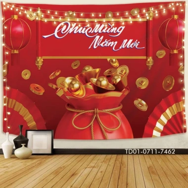 Tranh Vải Treo Tường Backdrop Tết Nguyên Đán - Tết Bình An, Giá Giảm 85.000₫ 9 Tranh Vải Treo Tường Backdrop Tết Nguyên Đán - Tết Bình An, Giá Giảm 85.000₫ 9