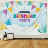 Tranh Vải Treo Tường Phông Nền Sinh Nhật Happy Birthday - Sắc Màu, Giá 85.000₫ 3