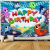 Tranh Vải Treo Tường Phông Nền Sinh Nhật Happy Birthday - Sắc Màu, Giá 85.000₫ 10