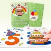 Trẻ Em Tô Màu Mẫu Giáo Đồ Chơi 1-3 tuổi - Khai Sáng Sơn Màu Graffiti Sinh Nhật, Sách Tranh Tô Màu 4