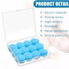 TrelaCo Nút Bịt Tai Silicon 12 Cái - Mềm, Tái Sử Dụng, Chống Ồn Ngủ, Hòa Nhạc, Bơi Lội - Giá Ưu Đãi 58.300₫ 2