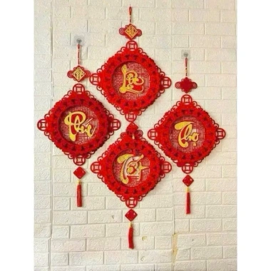 Treo chữ Phúc Tết An Khang Thịnh Vượng - Trang trí Tết, kèm móc, giá 29.000 VND