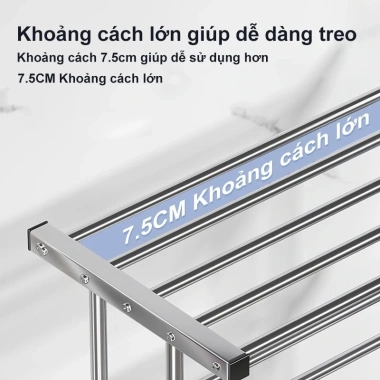 Treo Khăn Inox Đa Năng Chắc Chắn, Bền Đẹp - Giá Rẻ 155.000 VND, Khuyến Mãi 3