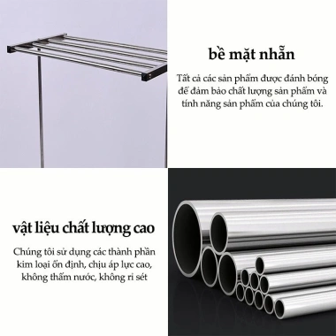 Treo Khăn Inox Đa Năng Chắc Chắn, Bền Đẹp - Giá Rẻ 155.000 VND, Khuyến Mãi 7