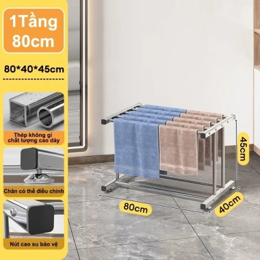 Treo Khăn Inox Đa Năng Chắc Chắn, Bền Đẹp - Giá Rẻ 155.000 VND, Khuyến Mãi 10