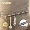 Treo Khăn Mặt Cốc Hút Chân Không Điều Chỉnh, Thu Gọn Ngắn Dài - Kệ Đựng Đồ Nhà Bếp và Đép Nhà Tắm 82.999 VND 10