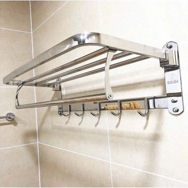 Treo Khăn Nhà Tắm Inox 304 - Thanh Hộp dày 10 ly, không gỉ sắt, sáng bóng, dễ vệ sinh, bảo hành 12 tháng, 220.000 VND 2 Treo Khăn Nhà Tắm Inox 304 - Thanh Hộp dày 10 ly, không gỉ sắt, sáng bóng, dễ vệ sinh, bảo hành 12 tháng, 220.000 VND 2