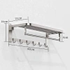 Treo Khăn Nhà Tắm Inox 304 - Thanh Hộp dày 10 ly, không gỉ sắt, sáng bóng, dễ vệ sinh, bảo hành 12 tháng, 220.000 VND 4